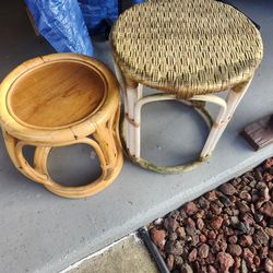 Stools Or Can Be Used Under Flower Pots
