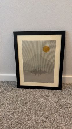 Framed Seattle Washington Art Print