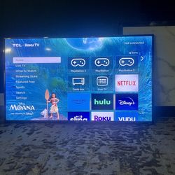 55” TCL Roku TV