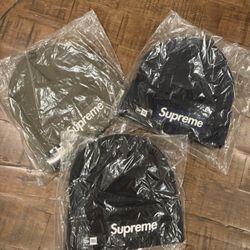 Supreme FW25’ week 15 New Era Box Logo Beanie Realtreecamo, Blue, Black, Green
