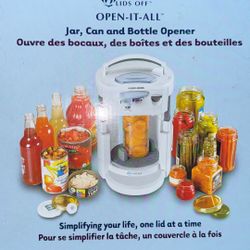 Black & Decker Jar Can And Bottles Opener 