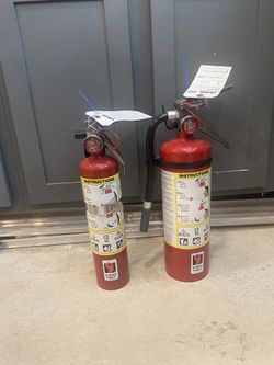 2 Fire Extinguishers