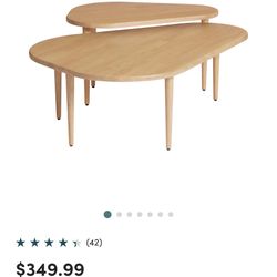 Coffee Table 2 Piece Set 