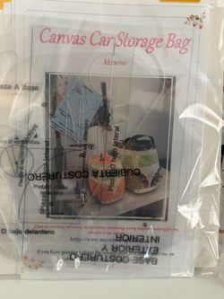 Sewing Pattern/Templates car storage
