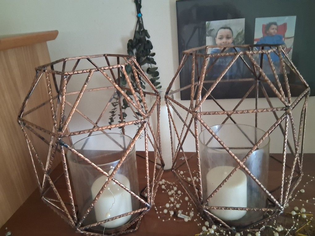 Geometric Candle Holders