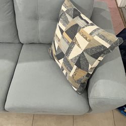 Rooms To Go Blue Couch