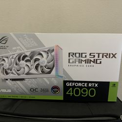 ASUS ROG Strix GeForce RTX™ 4090 White OC Edition Gaming Graphics Card