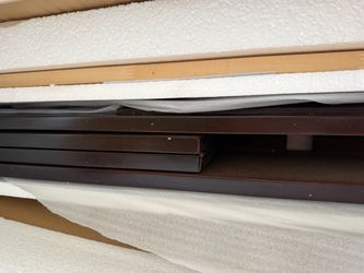 Twin bed with drawers.