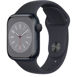 Used - Apple Watch Series 8 (GPS, 41mm) - Midnight Aluminum Case With Midnight Sports Band, S/M