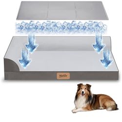 new in box!dog cooling bed