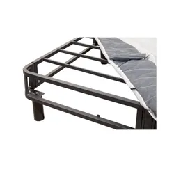 EnForce Queen 7in Metal Box Spring Foundation with Headboard Brackets
