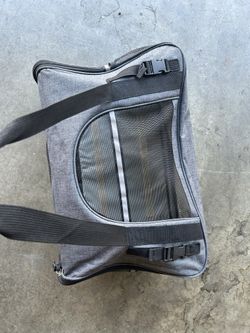 Living Express Gray Soft Sided Collapsable Small Pet Carrier, Airline Approved