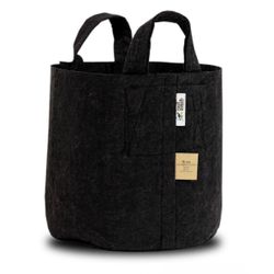 Breathable Fabric Planting Containers And Plastic Plant Saucer 12”wide