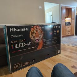 65 Inch Hisense Ultra high Definition TV