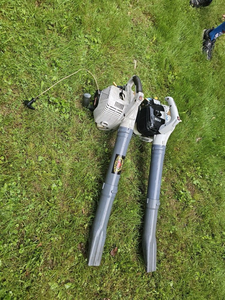 2 Ryobi Gas Handheld Leaf Blower, Fixed It Or Fir Parts