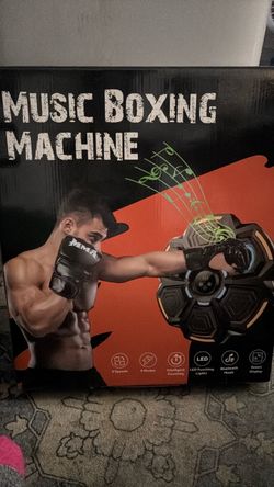 Music Boxing Machine with LED and Bluetooth