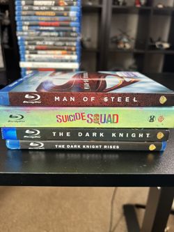 Batman & DC Blu-ray Lot – Dark Knight Trilogy + Superman