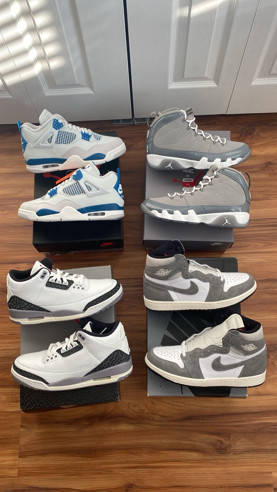 Jordan’s All Deadstock Size 8.5