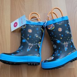Cat & Jack Rain Boots Toddler Size 5, Size 7 NEW