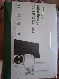 Solar panel security camera