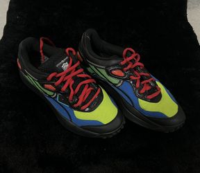 Puma Street Rider 382559-01 Black Red Green Blue Athletic Shoes Youth Sz 6.5 Y
