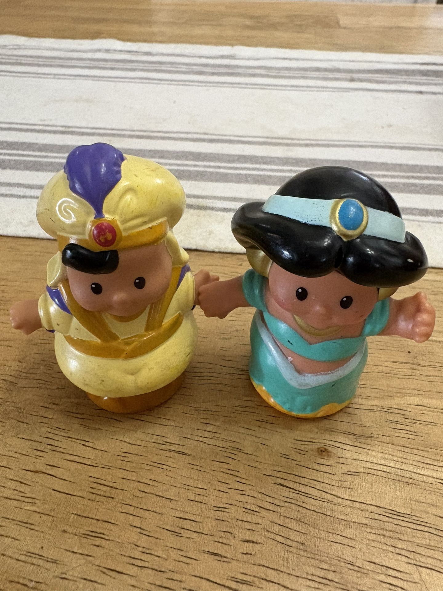 Fisher-Price, Little People, Disney, princess Jasmine and Aladdin couple