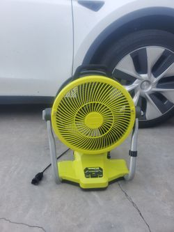 RYOBI
ONE+ 18V Cordless Hybrid WHISPER SERIES 12 in. Misting Air Cannon Fan (Tool Only)
