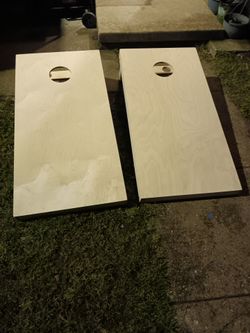 Wood Cornhole Boards – Set of 2