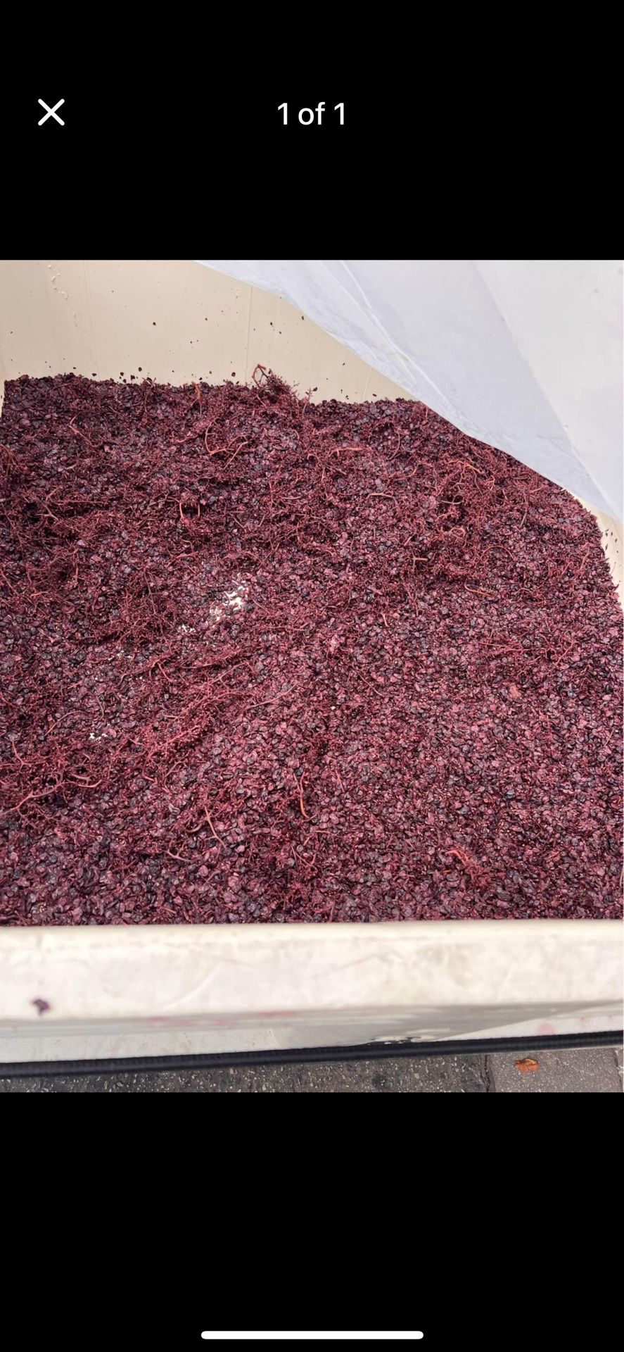 Attention Composters And Farmers. Free Grape Pomace.