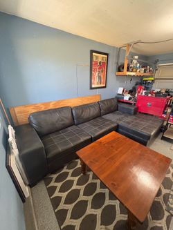 Free garage couch and coffee table