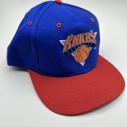 Vintage New York Knicks Hat Logo 7 Snapback Snap-Back 1990’s Ewing Starks Oakley