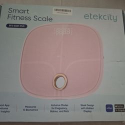 Etekcity EFS-E661-PUS Smart Fitness Scale for Body Weight, BMI, PINK,  NEW