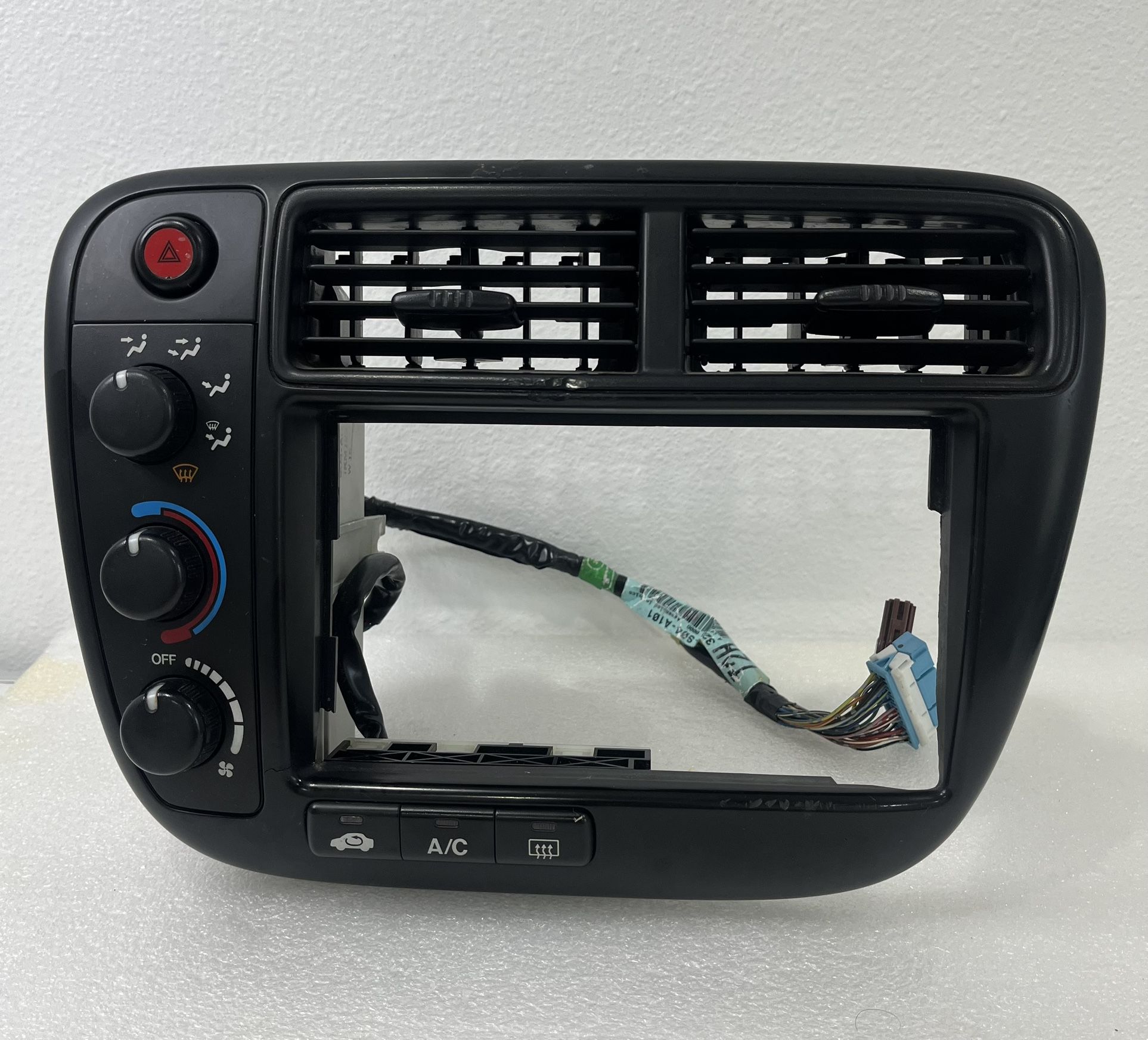 96-00 REAL OEM civic CLIMATE CONTROL from EM1 SI Amber at night