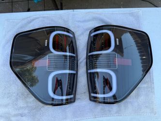 09-14 Ford F-150 Black LED Bar Tail Lights