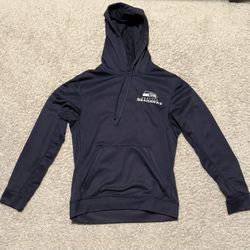 Seattle Seahawks Hoodie Sweatshirt NFL Team Apparel Warm Size S Mens EUC