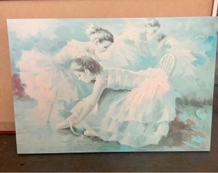 Ballerina Canvas Painting 36 x 24