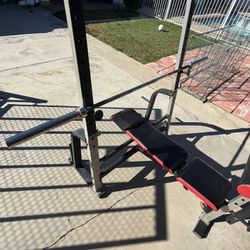 Bench With Olympic Bar