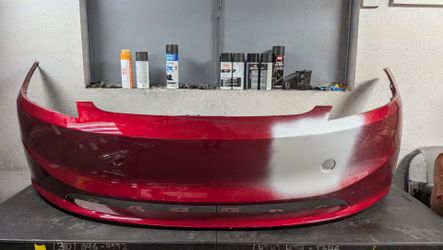 2024-2025-2026 TESLA MODEL 3 FRONT BUMPER OEM USED #10884
