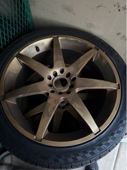 18in gold wheels