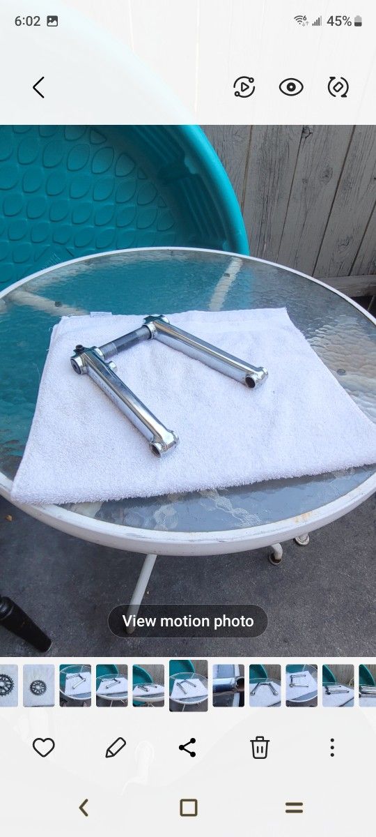 USED EASTERN BMX ARMS LENGTH 175 CROME GOOD SHAPE HABLO ESPAÑOL TANBIEN