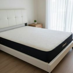 QUEEN Size Bed Frame With Mattress New Bedroom Furniture Queen Bed Frame Box Sealed 