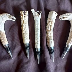 Deer Antler Bottle Stoppers