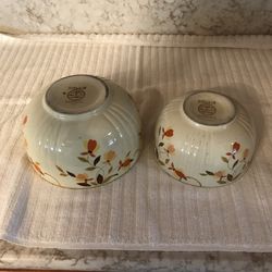 Collectible Mixing Bowl Set - Autumn Leaf By Jewel Tea Company