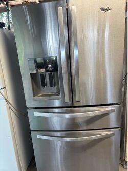 Stainless four door fridge