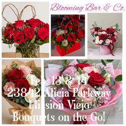 Valentines Day Flower Bar