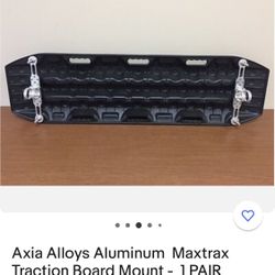 Axia Alloy Aluminum Maxtrax  Traction Board Mount