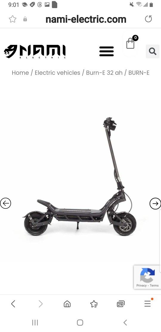Nami Burn E 2 Max Electric Scooter