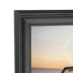 x33 Inch Solid Wood Picture Frame for Poster Photo or Puzzle - Black