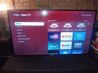 55” TCL 4K UHD Smart Roku tv