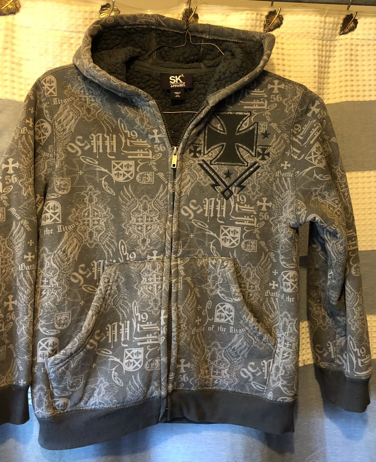 Boy’s Sherpa Lined Zipper Hoodie